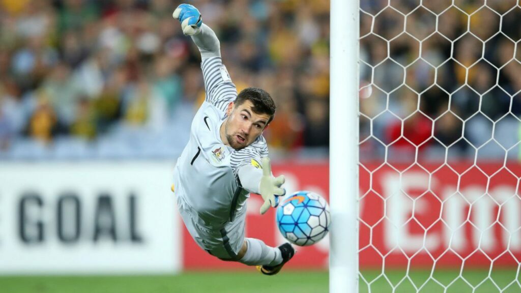 Goalkeeper Mathew Ryan of Australia